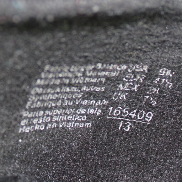 Fioni Mila block 4" heels faux suede black shoes size 9W - Picture 3 of 7